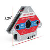 Picture of YESWELDER 50 LB Welding Magnet-4 Pieces of Magnetic Welding Holder 50 LBS Holding Power Welding Accessories