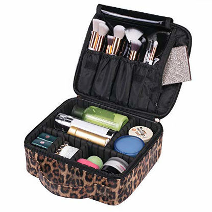 Leopard Print NGIL Large Cosmetic Case in Bulk