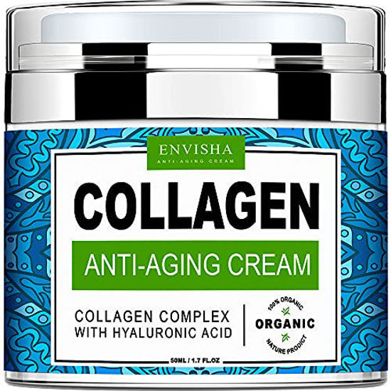 Picture of Collagen Cream for Face - Day and Night Retinol Moisturizers with Hyaluronic Acid & Vitamin C, Improve Skin Texture & Glow, Moisturizer, Boost Collagen Booster