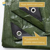 Picture of GUARD SHIELD Medium Duty Tarp 12x20 Feet Green Multi Purpose Thick Waterproof Poly Tarp Cover 7mil