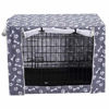 Picture of Pethiy Dog Crate Cover Durable Polyester Pet Kennel Cover Universal Fit for Wire Dog Crate - Fits Most 36 inch Dog Crates - Cover only-Sky Gray-36