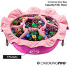 Picture of Immense Dice Bags with Pockets - Pink - Capacity 150+ Dice - Great for Dice Hoarders - by CardKingPro [Patented Design]