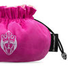 Picture of Immense Dice Bags with Pockets - Pink - Capacity 150+ Dice - Great for Dice Hoarders - by CardKingPro [Patented Design]