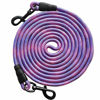 Picture of BTINESFUL 8ft/12ft/20ft/30ft/50ft Tie-Out Check Cord Long Rope Dog Leash, Recall Training Lead Leash- Great for Large Medium Small Dogs Training, Playing, Camping, or Backyard