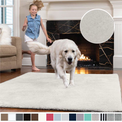 Gorilla Grip  Premium Faux Sheepskin Fur Nursery Rug