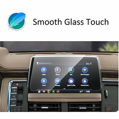 Picture of Screen Protector Compatible with 2020 2021 Yukon Suburban Tahoe 10.2 Inch Touch Screen,Anti Scratch,Shock-Resistant,Premium Tempered Glass