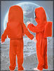 Picture of Noucher Kids Astronaut Costume Space Jumpsuit Backpack Set Cosplay Halloween Costume Gift for Kids Children Boys Girls Aged 4-9(Tag M(6-7T), Orange)