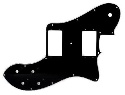 Picture of Fender Vintage-Style Pickguard, '72 Tele Deluxe, 14-Hole - Black 3-Ply