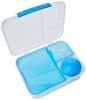 Picture of Sistema To Go Collection Bento Lunch Box, Large, Clear/Blue Klips