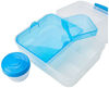 Picture of Sistema To Go Collection Bento Lunch Box, Large, Clear/Blue Klips