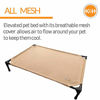 Picture of K&H PET PRODUCTS Original Pet Cot Elevated Pet Bed All Season Tan Mesh Medium 25 X 32 X 7 Inches