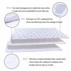 Picture of Large Baby Diaper Changing Pads Soft Cotton Bamboo Waterproof Changing Pad for Baby 27.5X37.5 inches Underpads Mattress Pad Sheet Protector Portable Reusable Urine Pad for Travel Gear 2 Pack