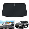 Picture of KUST Windshield Sun Shade for Jeep Cherokee SUV 2014-2021Not for Jeep Grand Cherokee Sunshade Foldable Blocks UV Rays Sun Visor Protector Keep Your Car Cooler