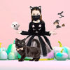 Picture of Halloween Black Cat Costumes for Girls with Pink Tutus, Cat Ears Headband and Tail, Bow Collar, Cat-mask by Wbesty, 7/8 Years Old