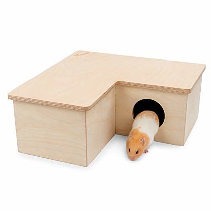 Picture of Niteangel Multi-Chamber Hamster House Maze: - Multi-Room Hideouts & Tunnel Exploring Toys for Hamster Gerbils Mice Lemmings (3-Room Large)