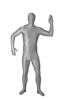 Picture of Funsuits Bodysuit Suit Halloween Costume for Kids Size Kids S/Kids M/Kids L - Silver [Kids L]