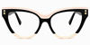 Picture of Voogueme Cat Eye Blue Light Blocking Glasses for Women, Block UV Blue Light, Anti Eyestrain Eyeglasses Dalila GOA01858-02