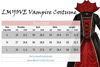 Picture of LMYOVE Girls Vampire Costume Dress (Medium, Red&Black)