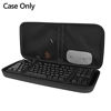 Picture of Linkidea Hard Travel Case Compatible with TKL Tenkeyless Wireless/Wired Keyboard, Computer 87 Keys Keyboard Carrying Case Protective Storage Box Bag