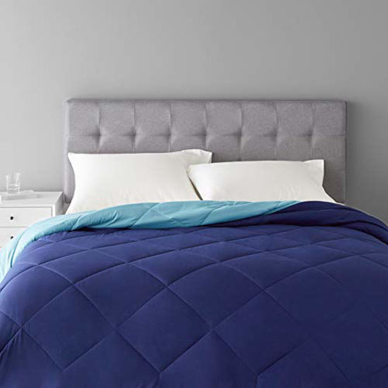 Reversible Comforters Navy Blue & Sky Blue