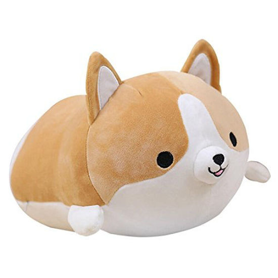 GetUSCart Corgi Dog Plush Pillow Soft Cute Shiba Inu Akita