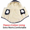 Picture of Vecomfy Fleece Lining Extra Warm Dog Hoodie in Winter for Large Dogs Jacket Pet Coats with Hooded,Blue XXL