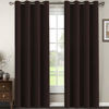 Picture of H.VERSAILTEX Blackout Curtain for Living Room Thermal Insulated Window Treatment Curtain Extra Long 108 inch Length Energy Saving Solid Grommet Top Blackout Drape, One Panel, Chocolate Brown