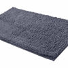 Picture of LuxUrux Bath Mat-Extra-Soft Plush Bath Shower Bathroom Rug,1'' Chenille Microfiber Material, Super Absorbent Shaggy Bath Rug. Machine Wash & Dry (24 x 39 Inch, Dark Gray)