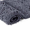 Picture of LuxUrux Bath Mat-Extra-Soft Plush Bath Shower Bathroom Rug,1'' Chenille Microfiber Material, Super Absorbent Shaggy Bath Rug. Machine Wash & Dry (24 x 39 Inch, Dark Gray)