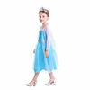 Picture of Little Girls Princess Costume Blue Cosplay Dress up for Halloween Party with Accessories, Blue, 4-5 Years (Label 120)