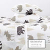 Picture of 3-Piece Lodge Printed Ultra-Soft Microfiber Sheet Set. Beautiful Patterns Drawn from Nature, Comfortable, All-Season Bed Sheets. (Twin, Bear)