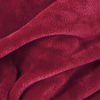 Picture of Exclusivo Mezcla King Size Flannel Fleece Velvet Plush Bed Blanket as Bedspread/Coverlet/Bed Cover (90" x 104", Deep Red) - Soft, Lightweight, Warm and Cozy