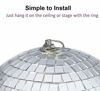 Picture of 8" Mirror Disco Ball Great for a Party or Dj Light Effect Christmas