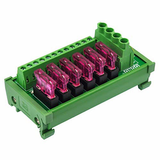 Getuscart Dc Power Fuse Distribution Strip Module Position Din