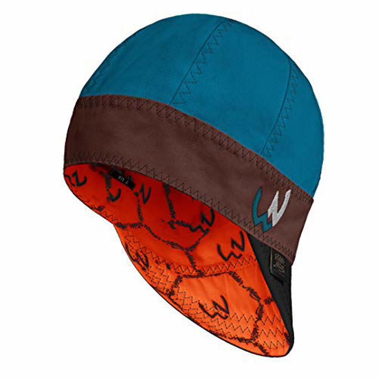 Picture of The Remington Welder Nation 8 panel Welding Cap, durable, soft 10 oz cotton duck canvas, for safety and protection while welding. STICK ARC