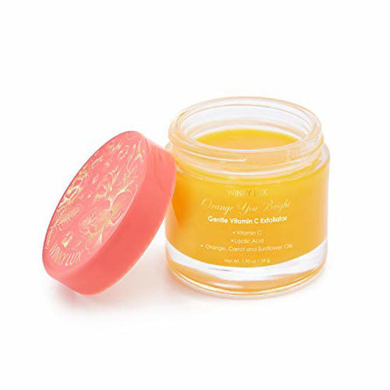 Picture of Winky Lux Orange You Bright Exfoliator | Facial Exfoliator | Brightening Exfoliating Face Scrub with Vitamin C (1.95 oz / 55 g)