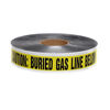 Picture of Swanson Tool Co DETY21005 2 inch x 1000 Foot 5 Mil DETECTABLE Safety Tape"Caution Buried Gas Line Below" Yellow/Black Print