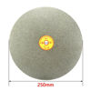 Picture of uxcell 250mm 10-inch Grit 60 Diamond Coated Flat Lap Disk Wheel Grinding Sanding Disc