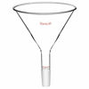 Picture of StonyLab Glass Short Stem Powder Funnel with 150 mm Top Outer Dimension and 24/40 Inner Joint Filter Funnel Glass Funnel