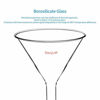 Picture of StonyLab Glass Short Stem Powder Funnel with 150 mm Top Outer Dimension and 24/40 Inner Joint Filter Funnel Glass Funnel