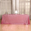 Picture of PartyDelight Sequin Tablecloth, Rectangular, 60"x126", Fuchsia Pink