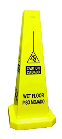 Picture of Cortina Lamba 25" Cone"Safety First" Eng/Spanish, 03-600-07, Yellow