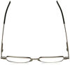 Picture of Foster Grant Gavin Fold Flat Reading Glasses Rectangular, Gunmetal/Transparent, 48 mm + 1