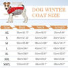 Picture of Dog Winter Coat Waterproof Dog Zipper Jacket Cozy Reflective Windproof Warm Fleece Outfit, Comfortable Cold Weather Pet Apparel Garment for Small Medium Large Dogs Puppy Walking Hiking