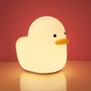 Picture of Benson The Duck Light Tubbo Silicone Night Light Nursery Duck Lamp for Baby Adult Kids Room Light Up (Warm White)