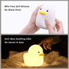 Picture of Benson The Duck Light Tubbo Silicone Night Light Nursery Duck Lamp for Baby Adult Kids Room Light Up (Warm White)