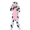 Picture of Kids Dairy Cow Pajamas Onesie Cow Costume for Boys Girls Animals Onepiece 7-10Y