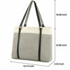 Picture of Women's Work Bag with Laptop Compartment Zipper Pockets Teacher Totes Purse