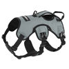 Picture of rabbitgoo Escape Proof Dog Harness, Soft Padded Full Body Pet Harness, Reflective Adjustable No Pull Vest with Lift Handle and Lesh Clip for Large Dogs Walking Hiking Training, M, Grey