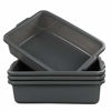 Picture of Eagrye 4-Pack Bus Tubs, Commercial Tote Box, Plastic Bus Box (13 L Capacity), Grey